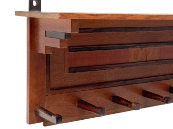 Two Art Deco Modernist Coat Racks by P.E.L. Izeren for De Genneper Molen